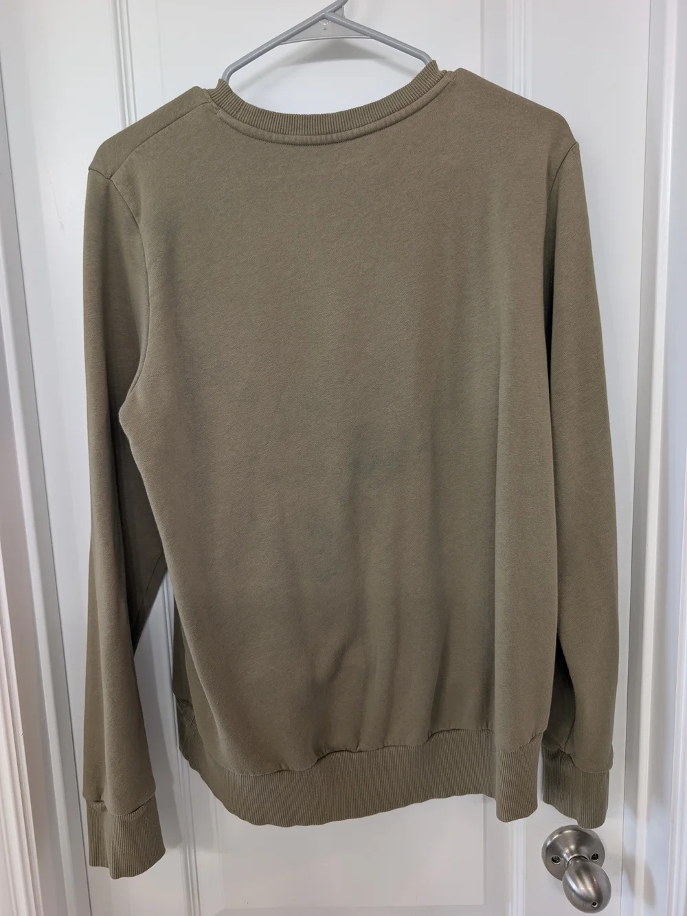 Under Armour Olive Crewneck Sweatshirt with Black Logo
